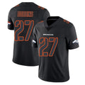D.Broncos #27 J.K. Dobbins Player Black Impact Limited Game Ldoa Stitched Jerseys