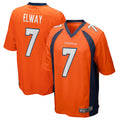 D.Broncos #7 John Elway Player Orange Game Ldoa Stitched Jerseys