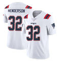 NE.Patriots #32 TreVeyon Henderson Player White Vapor Untouchable Home Game Ldoa Stitched Jerseys
