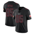 SF.49ers #85 George Kittle Player Black Impact Limited Home Game Ldoa Stitched Jerseys