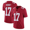 NY.Giants #17 Darnell Mooney Player Red Limited Vapor Untouchable Home Game Ldoa Stitched Jerseys