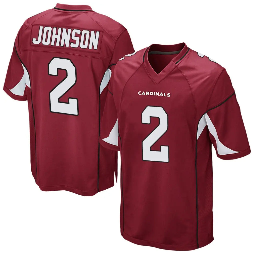 A.Cardinals #2 Will Johnson Player Cardinal Home Game Ldoa Stitched Jerseys