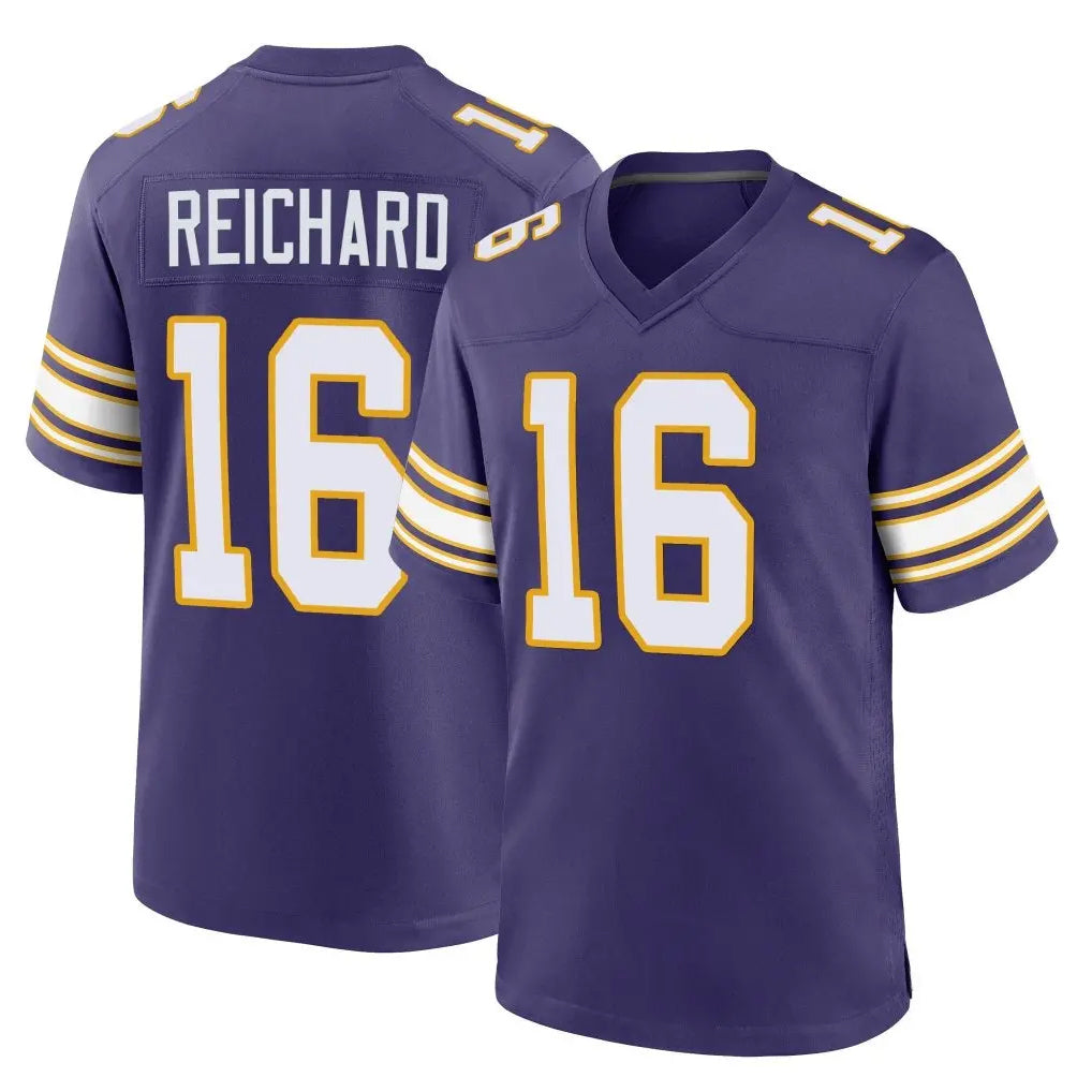M.Vikings #16 Will Reichard Player Purple Classic Home Game Ldoa Stitched Jerseys