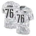 W.Commanders #76 Sam Cosmi Player Arctic Camo Limited Salute To Service Home Game Ldoa Stitched Jerseys
