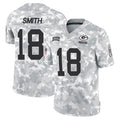 GB.Packers #18 Jonnu Smith Player Arctic Camo Salute To Service Limited Ldoa Stitched Jerseys