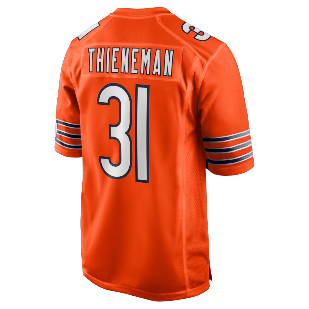 C.Bears #31 Dillon Thieneman Player Orange Home Game Ldoa Stitched Jerseys
