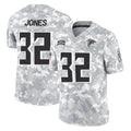 A.Falcons #32 Cash Jones Player Camo Salute to Service Limited Ldoa Stitched Jerseys