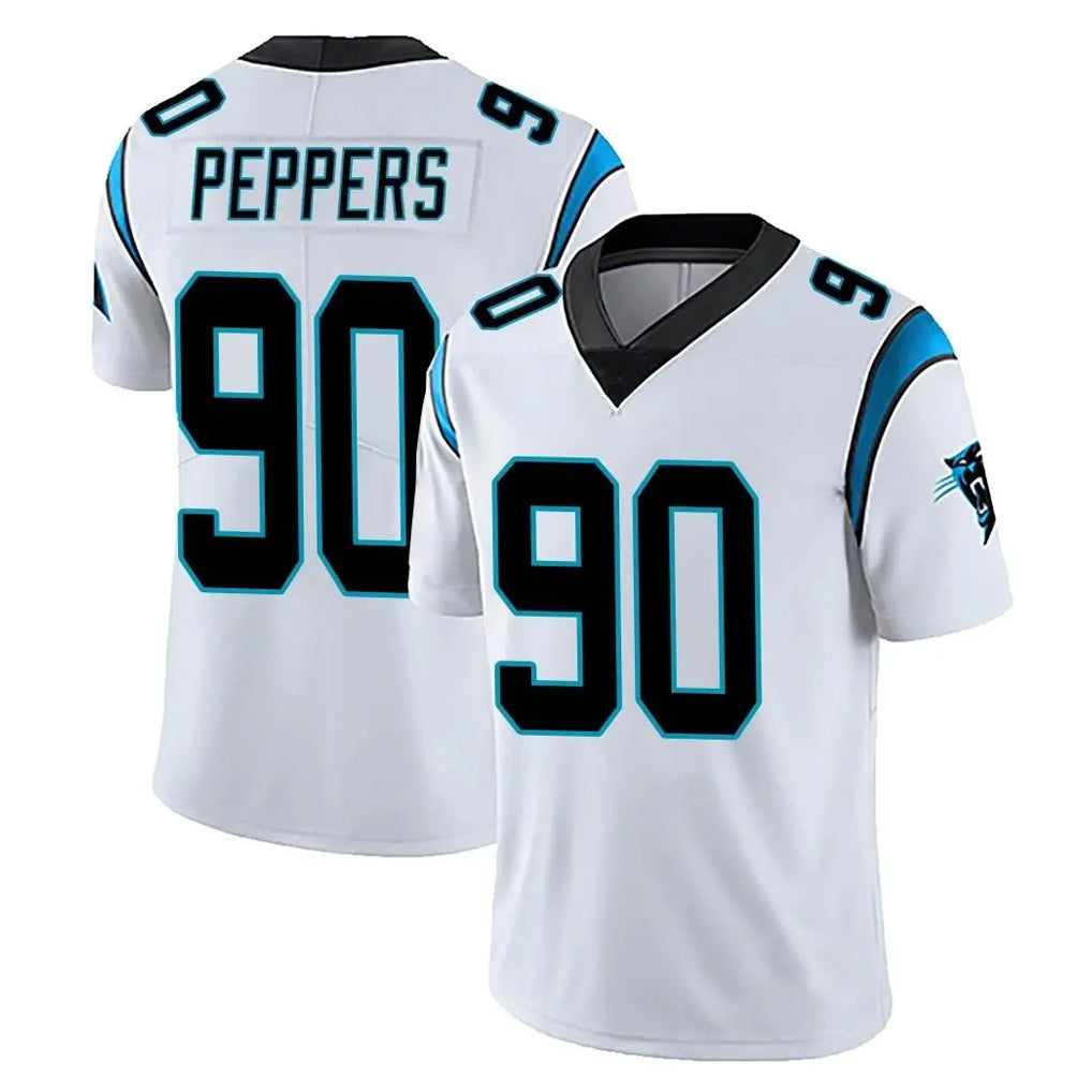 C.Panthers #90 Julius Peppers Player White Vapor Untouchable Limited Game Ldoa Stitched Jerseys