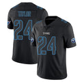 T.Titans #24 Alontae Taylor Player Black Impact Limited Home Game Ldoa Stitched Jerseys
