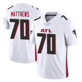 A.Falcons #70 Jake Matthews Player White Vapor Untouchable Limited Home Game Ldoa Stitched Jerseys
