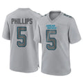 C.Panthers #5 Jaelan Phillips Player Gray Atmosphere Fashion Game Ldoa Stitched Jerseys