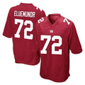 NY.Giants #72 Jermaine Eluemunor Player Red Home Game Ldoa Stitched Jerseys