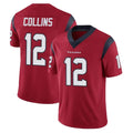 H.Texans #12 Nico Collins Player Red Limited Vapor Untouchable Home Game Ldoa Stitched Jerseys