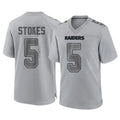 LV.Raiders #5 Eric Stokes Player Gray Atmosphere Fashion Limited Game Ldoa Stitched Jerseys