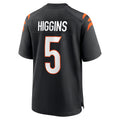 C.Bengals #5 Tee Higgins Player Black Home Game Ldoa Stitched Jerseys