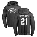 NY.Jets #21 Brandon Stephens Player Gray Pullover Hoodies Limited Game Ldoa Stitched Jerseys