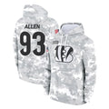 C.Bengals #93 Jonathan Allen Player Arctic Camo Salute to Service Pullover Hoodie Limited Ldoa Stitched Jerseys