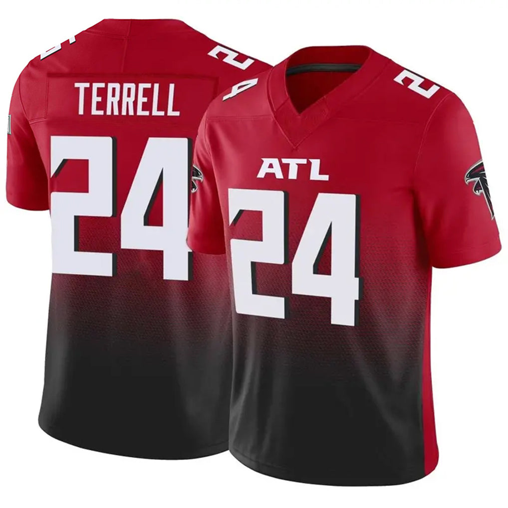 A.Falcons #24 A.J. Terrell Jr. Player Red Vapor F.U.S.E. Limited Ldoa Stitched Jerseys