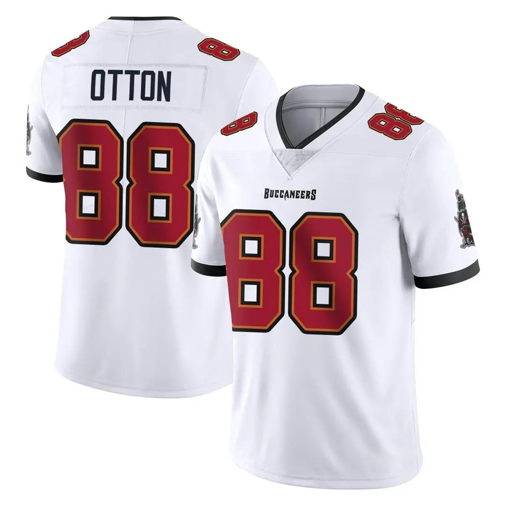 TB.Buccaneers #88 Cade Otton Player White Limited Vapor Untouchable Home Game Ldoa Stitched Jerseys