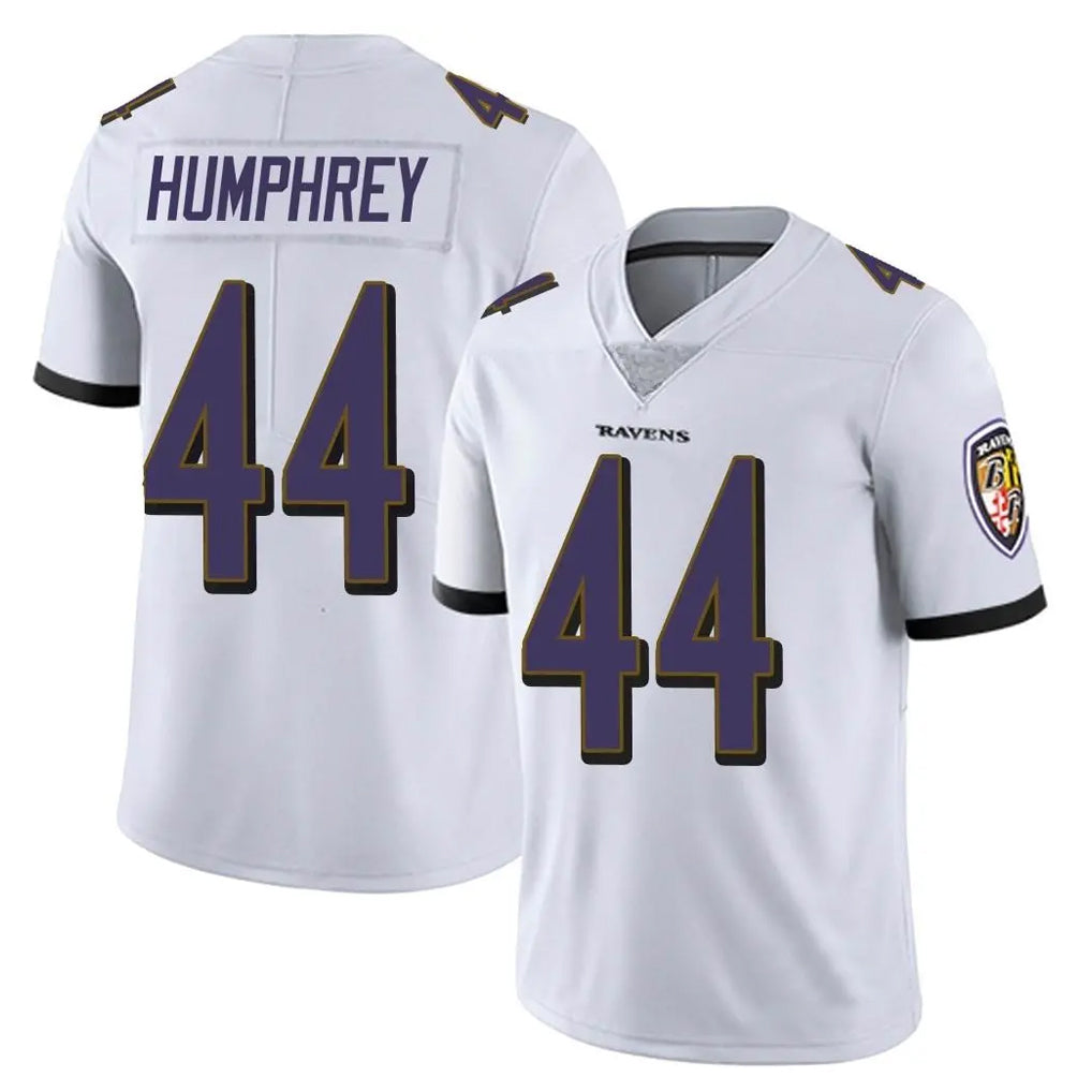 B.Ravens #44 Marlon Humphrey Player White Vapor Untouchable Limited Home Game Ldoa Stitched Jerseys