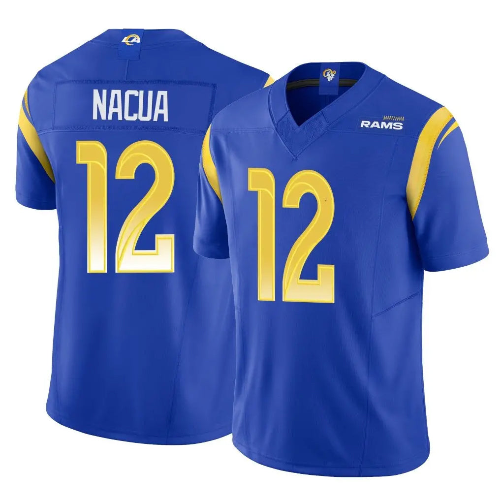 LA.Rams #12 Puka Nacua Player Royal Limited Vapor F.U.S.E. Home Game Ldoa Stitched Jerseys