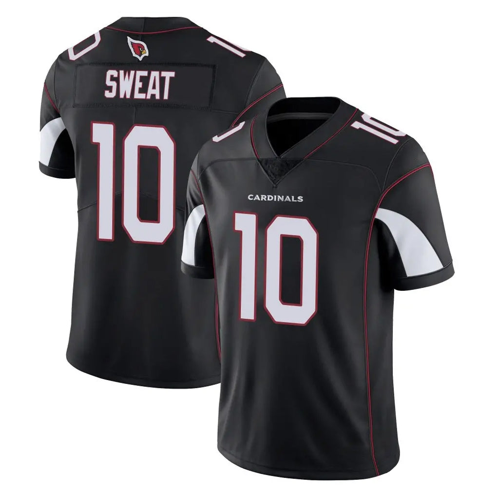 A.Cardinals #10 Josh Sweat Player Black Vapor Limited Home Game Ldoa Stitched Jerseys