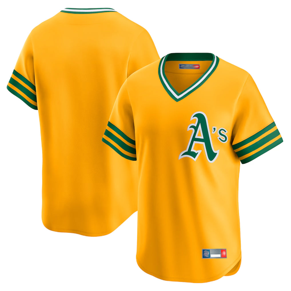 Athletics ## Athletics Blank Player Gold T-shirt Cooperstown Collection Game Ldoa Stitched Jerseys