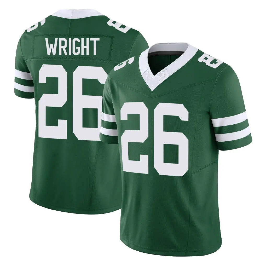 NY.Jets #26 Nahshon Wright Player Green Legacy Limited Vapor F.U.S.E. Home Game Ldoa Stitched Jerseys