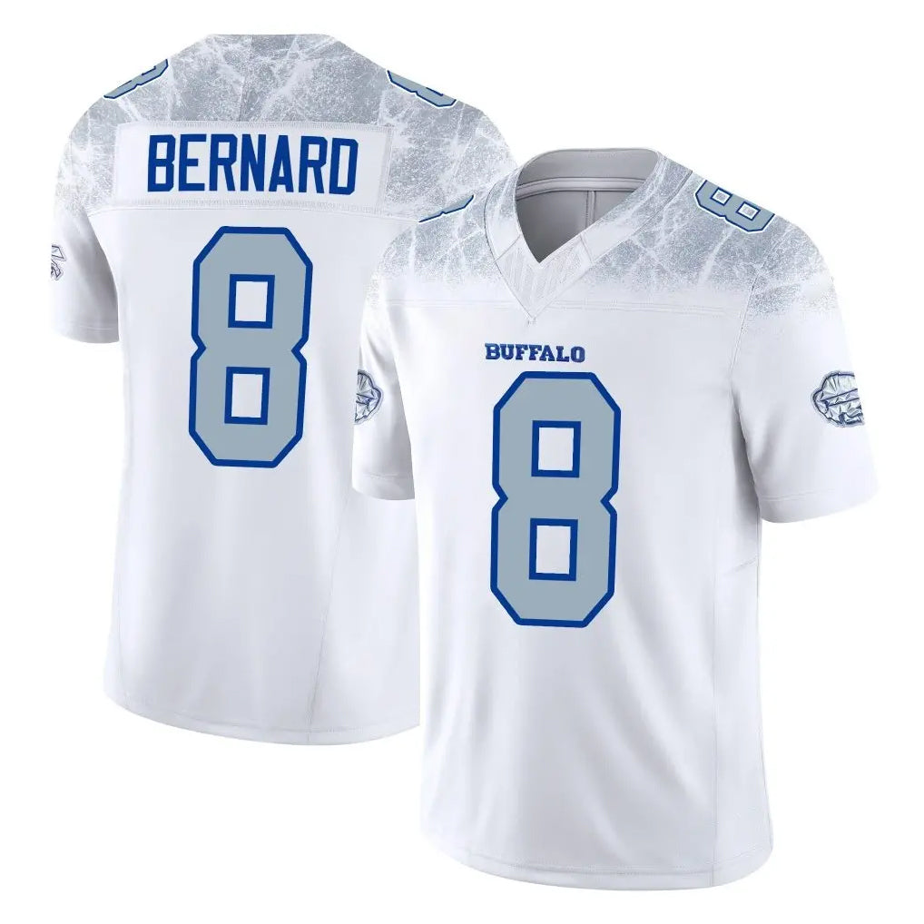 B.Bills #8 Terrel Bernard Player White Rivalries Collection Limited Game Xdoa Stitched Jerseys