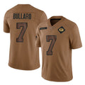GB.Packers #7 Javon Bullard Player Brown Salute To Service Limited Ldoa Stitched Jerseys