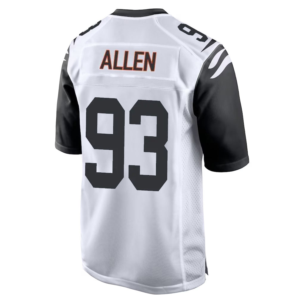 C.Bengals #93 Jonathan Allen Player White Alternate Home Game Ldoa Stitched Jerseys