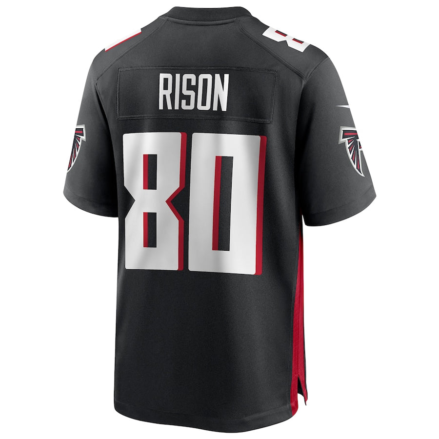 A.Falcons #80 Andre Rison Player Black Home Game Ldoa Stitched Jerseys