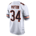C.Bears #34 Walter Payton Player White Home Game Ldoa Stitched Jerseys