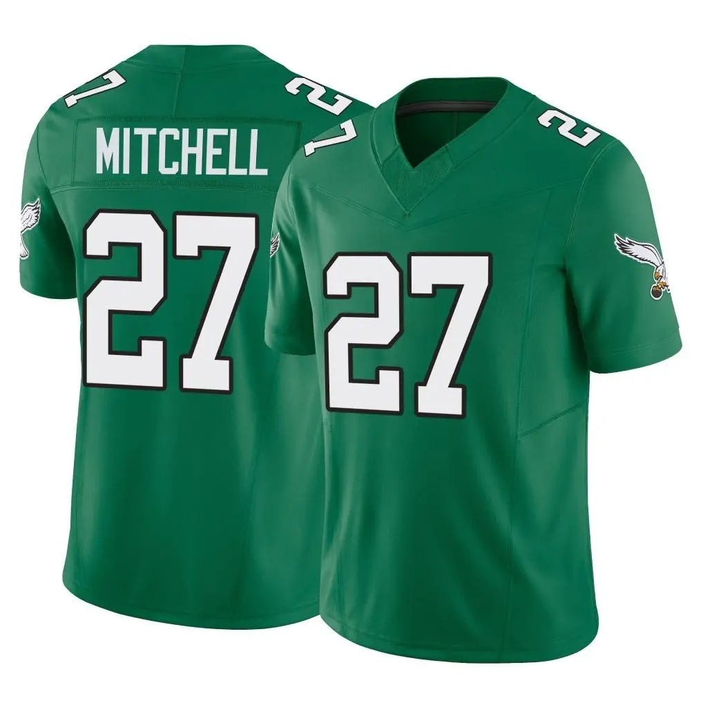 P.Eagles #27 Quinyon Mitchell Player Green Kelly Alternate Vapor F.U.S.E. Home Game Ldoa Stitched Jerseys