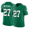 P.Eagles #27 Quinyon Mitchell Player Green Kelly Alternate Vapor F.U.S.E. Home Game Ldoa Stitched Jerseys
