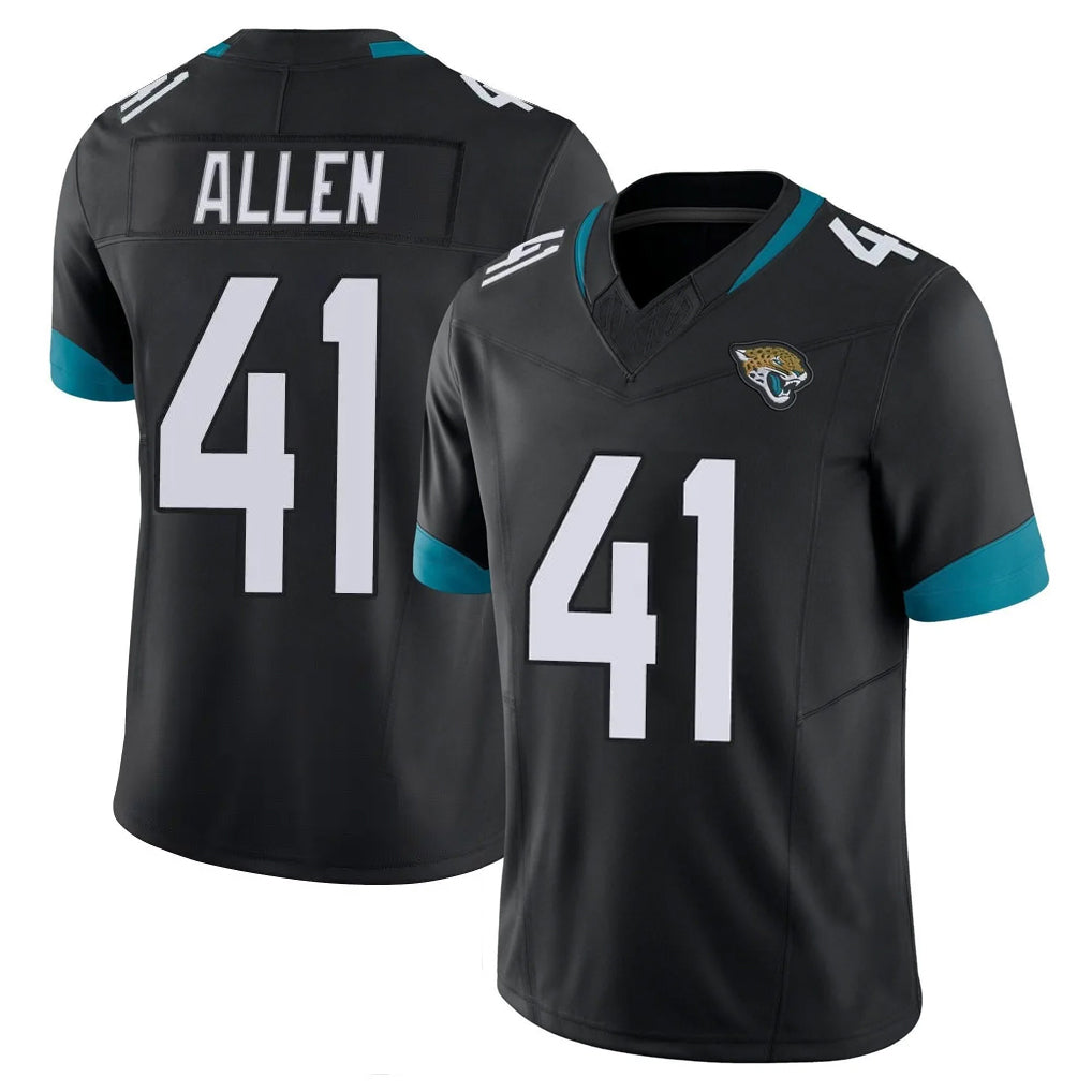 J.Jaguars #41 Josh Hines-Allen Player Black Vapor F.U.S.E. Limited Home Game Ldoa Stitched Jerseys