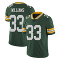 GB.Packers #33 Evan Williams Player Green Vapor Untouchable Limited Home Game Ldoa Stitched Jerseys