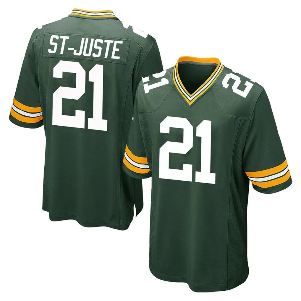 GB.Packers #21 Benjamin St-Juste Player Green Home Game Ldoa Stitched Jerseys