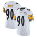 P.Steelers #90 T.J. Watt Player White Limited Vapor Untouchable Home Game Ldoa Stitched Jerseys
