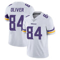 M.Vikings #84 Josh Oliver Player White Limited Vapor Untouchable Home Game Ldoa Stitched Jerseys