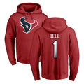 H.Texans #1 Tank Dell Player Red Pro Line Pullover Hoodie Limited Game Ldoa Stitched Jerseys