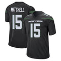 NY.Jets #15 Adonai Mitchell Player Stealth Black Home Game Ldoa Stitched Jerseys