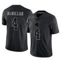 C.Panthers #4 Tetairoa McMillan Player Black Limited Reflective Game Ldoa Stitched Jerseys