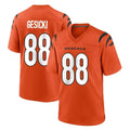 C.Bengals #88 Mike Gesicki Player Orange Home Game Ldoa Stitched Jerseys
