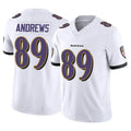 B.Ravens #89 Mark Andrews Player White Vapor F.U.S.E. Limited Ldoa Stitched Jerseys