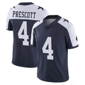 D.Cowboys #4 Dak Prescott Player Navy-White Limited Alternate Vapor Untouchable Home Game Ldoa Stitched Jerseys