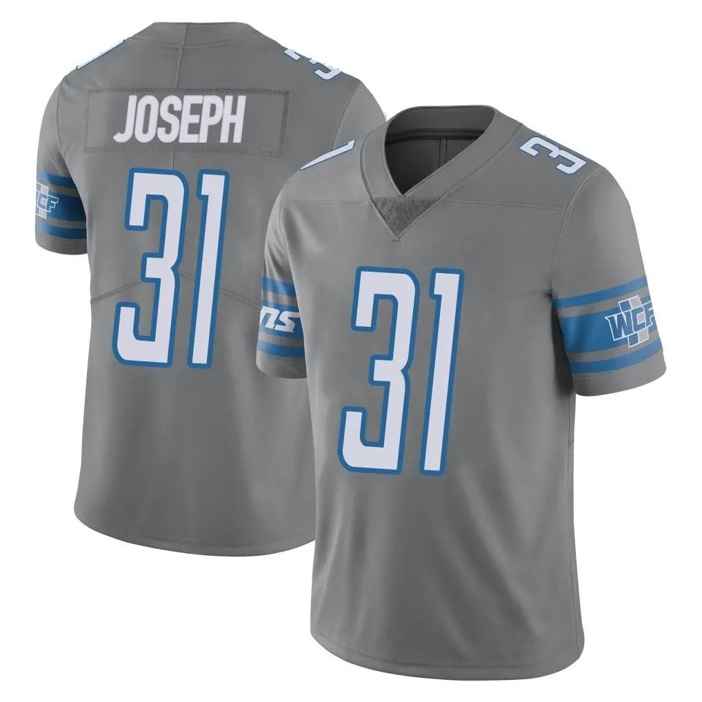 D.Lions #31 Kerby Joseph Player Gray Vapor Untouchable Limited Home Game Ldoa Stitched Jerseys