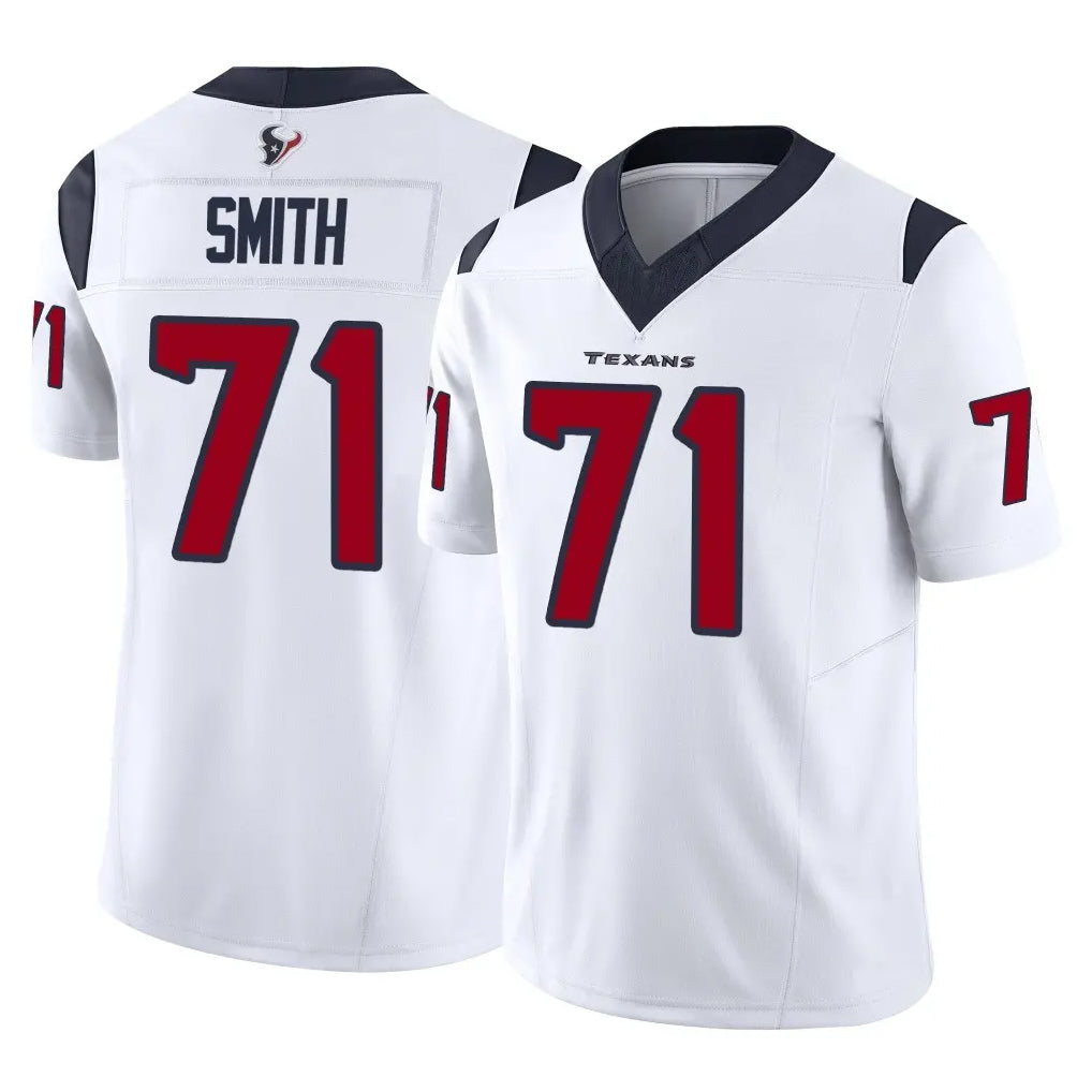 H.Texans #71 Braden Smith Player White Limited Vapor F.U.S.E. Home Game Ldoa Stitched Jerseys