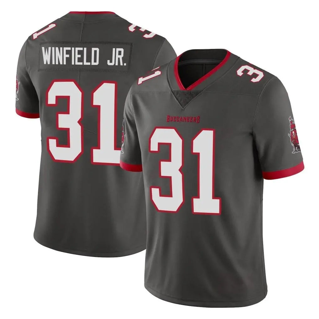 TB.Buccaneers #31 Antoine Winfield Jr. Player Pewter Limited Alternate Vapor Home Game Ldoa Stitched Jerseys