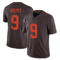 C.Browns #9 Grant Delpit Player Brown Limited Vapor F.U.S.E. Alternate Game Ldoa Stitched Jerseys